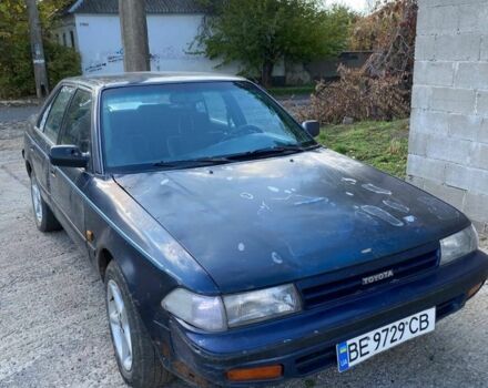 Синий Тойота Карина, объемом двигателя 1.6 л и пробегом 600 тыс. км за 600 $, фото 1 на Automoto.ua