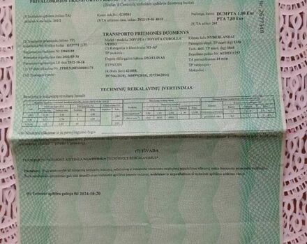 Черный Тойота Королла Версо, объемом двигателя 2 л и пробегом 289 тыс. км за 1500 $, фото 8 на Automoto.ua