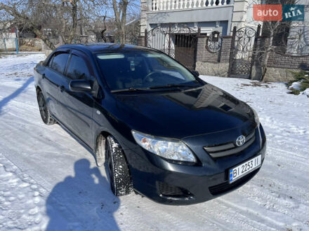 Тойота Королла 2009 в Кобеляках на Automoto.ua Черный Тойота Королла, объемом двигателя 1.3 л и пробегом 234 тыс. км за 6400 $, фото 1 на Automoto.ua