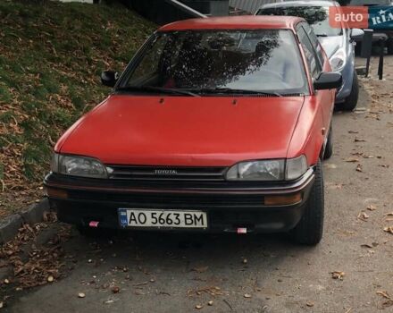 Красный Тойота Королла, объемом двигателя 1.28 л и пробегом 340 тыс. км за 1700 $, фото 1 на Automoto.ua