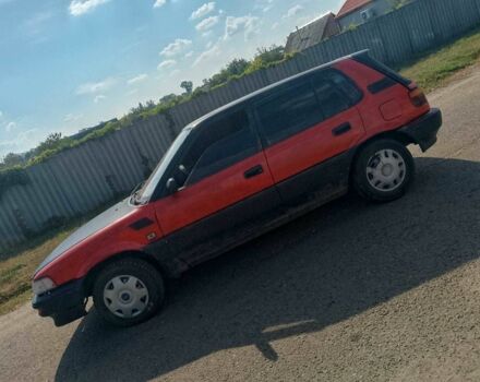 Красный Тойота Королла, объемом двигателя 1.3 л и пробегом 300 тыс. км за 649 $, фото 12 на Automoto.ua