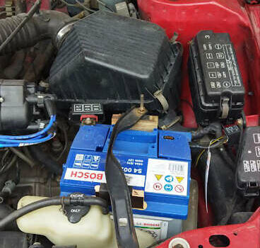 Красный Тойота Королла, объемом двигателя 1.32 л и пробегом 345 тыс. км за 1800 $, фото 7 на Automoto.ua