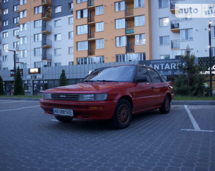 Красный Тойота Королла, объемом двигателя 1.6 л и пробегом 375 тыс. км за 2500 $, фото 1 на Automoto.ua
