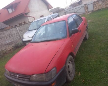 Красный Тойота Королла, объемом двигателя 1.3 л и пробегом 496 тыс. км за 1600 $, фото 1 на Automoto.ua