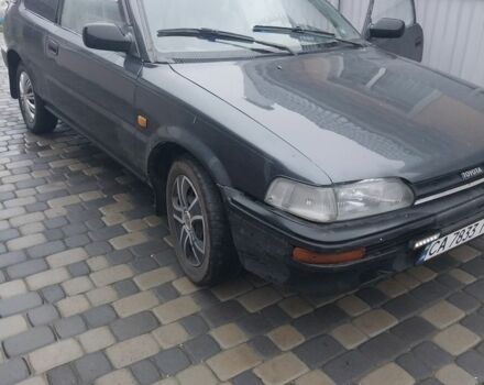 Серый Тойота Королла, объемом двигателя 1.3 л и пробегом 380 тыс. км за 1184 $, фото 12 на Automoto.ua