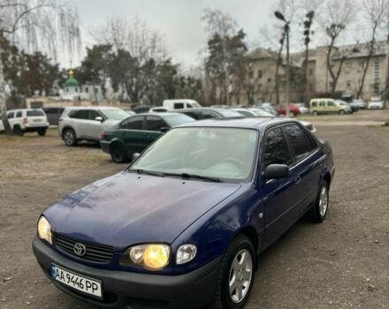 Синий Тойота Королла, объемом двигателя 1.4 л и пробегом 300 тыс. км за 1999 $, фото 1 на Automoto.ua
