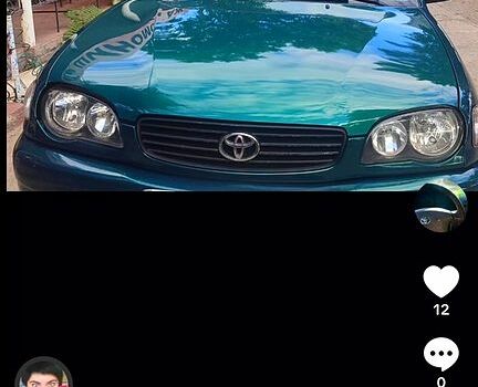 Зеленый Тойота Королла, объемом двигателя 1.4 л и пробегом 400 тыс. км за 4800 $, фото 1 на Automoto.ua