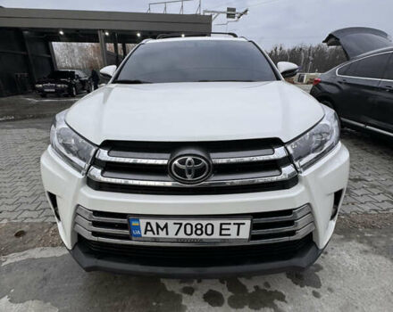 Білий Тойота Хайлендер, об'ємом двигуна 3.46 л та пробігом 126 тис. км за 25700 $, фото 1 на Automoto.ua