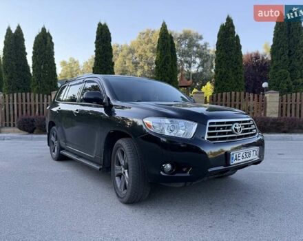 Тойота Хайлендер 2008 в Днепре (Днепропетровске) на Automoto.ua Черный Тойота Хайлендер, объемом двигателя 3.46 л и пробегом 240 тыс. км за 11000 $, фото 2 на Automoto.ua