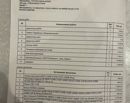 Чорний Тойота Хайлендер, об'ємом двигуна 3.46 л та пробігом 274 тис. км за 13500 $, фото 16 на Automoto.ua