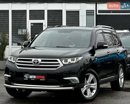 Черный Тойота Хайлендер, объемом двигателя 3.46 л и пробегом 198 тыс. км за 18500 $, фото 1 на Automoto.ua