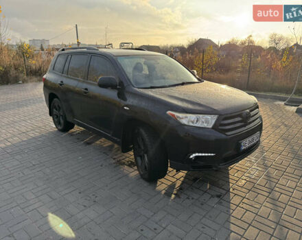 Черный Тойота Хайлендер, объемом двигателя 3.46 л и пробегом 163 тыс. км за 19800 $, фото 1 на Automoto.ua