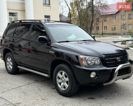 Чорний Тойота Хайлендер, об'ємом двигуна 3 л та пробігом 320 тис. км за 7400 $, фото 1 на Automoto.ua