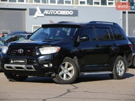 Черный Тойота Хайлендер, объемом двигателя 3.5 л и пробегом 184 тыс. км за 14900 $, фото 1 на Automoto.ua