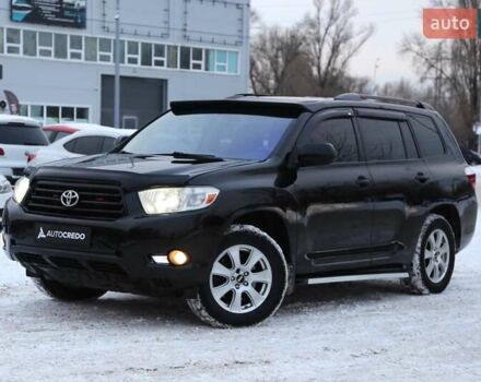 Черный Тойота Хайлендер, объемом двигателя 3.5 л и пробегом 188 тыс. км за 13900 $, фото 1 на Automoto.ua