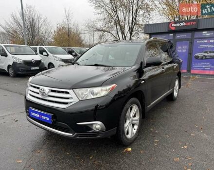 Черный Тойота Хайлендер, объемом двигателя 3.46 л и пробегом 214 тыс. км за 19200 $, фото 1 на Automoto.ua