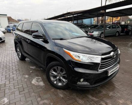 Черный Тойота Хайлендер, объемом двигателя 3.5 л и пробегом 168 тыс. км за 18900 $, фото 1 на Automoto.ua