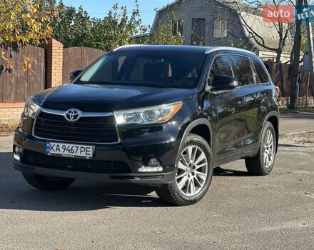 Черный Тойота Хайлендер, объемом двигателя 3.5 л и пробегом 190 тыс. км за 23000 $, фото 1 на Automoto.ua
