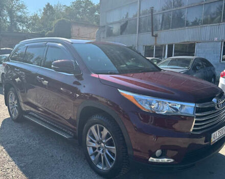 Красный Тойота Хайлендер, объемом двигателя 3.55 л и пробегом 198 тыс. км за 22600 $, фото 1 на Automoto.ua