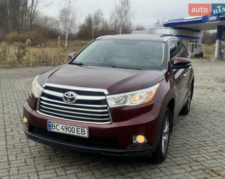 Красный Тойота Хайлендер, объемом двигателя 3.49 л и пробегом 224 тыс. км за 17300 $, фото 2 на Automoto.ua