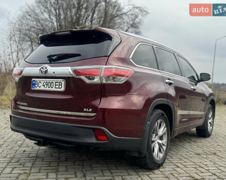 Красный Тойота Хайлендер, объемом двигателя 3.49 л и пробегом 224 тыс. км за 17300 $, фото 10 на Automoto.ua