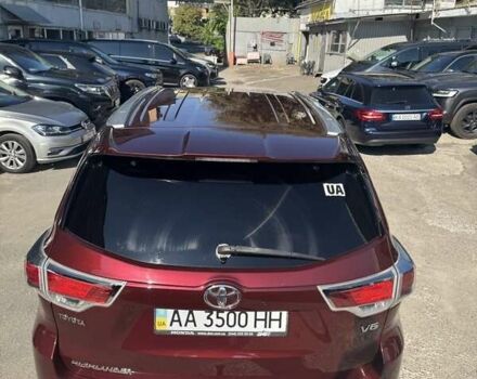 Красный Тойота Хайлендер, объемом двигателя 3.55 л и пробегом 198 тыс. км за 22600 $, фото 9 на Automoto.ua