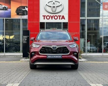 Красный Тойота Хайлендер, объемом двигателя 2.49 л и пробегом 84 тыс. км за 43105 $, фото 1 на Automoto.ua