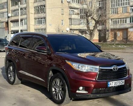 Красный Тойота Хайлендер, объемом двигателя 3.5 л и пробегом 178 тыс. км за 21600 $, фото 1 на Automoto.ua