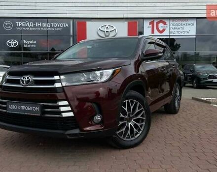 Червоний Тойота Хайлендер, об'ємом двигуна 3.46 л та пробігом 92 тис. км за 36300 $, фото 1 на Automoto.ua