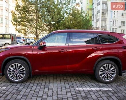 Красный Тойота Хайлендер, объемом двигателя 2.49 л и пробегом 83 тыс. км за 41500 $, фото 1 на Automoto.ua