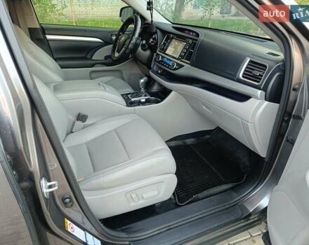 Серый Тойота Хайлендер, объемом двигателя 3.46 л и пробегом 117 тыс. км за 29500 $, фото 40 на Automoto.ua