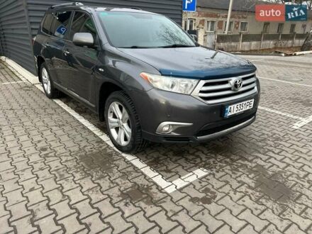 Серый Тойота Хайлендер, объемом двигателя 3.46 л и пробегом 252 тыс. км за 16900 $, фото 1 на Automoto.ua