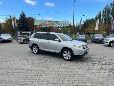Тойота Хайлендер 2011 в Кривом Роге на Automoto.ua Серый Тойота Хайлендер, объемом двигателя 3.5 л и пробегом 246 тыс. км за 16700 $, фото 1 на Automoto.ua