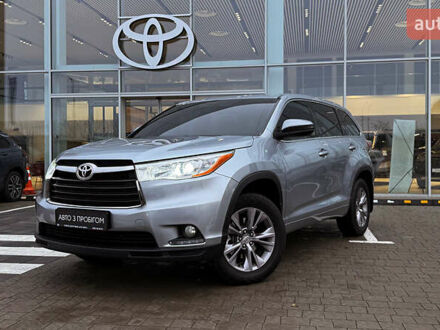 Серый Тойота Хайлендер, объемом двигателя 2.67 л и пробегом 195 тыс. км за 22200 $, фото 1 на Automoto.ua