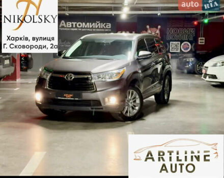 Серый Тойота Хайлендер, объемом двигателя 2.7 л и пробегом 110 тыс. км за 23900 $, фото 1 на Automoto.ua