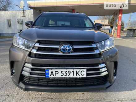Тойота Хайлендер 2017 в Запорожье на Automoto.ua Серый Тойота Хайлендер, объемом двигателя 3.46 л и пробегом 96 тыс. км за 28500 $, фото 1 на Automoto.ua