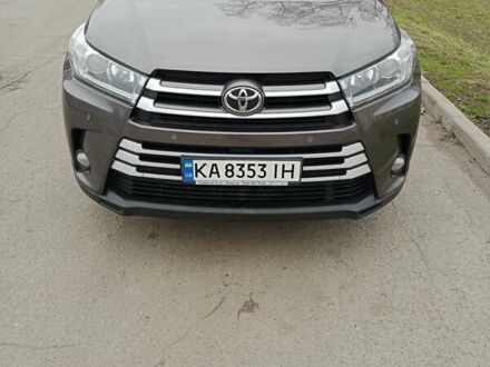 Тойота Хайлендер 2017 в Прилуках на Automoto.ua Серый Тойота Хайлендер, объемом двигателя 2.67 л и пробегом 122 тыс. км за 26800 $, фото 1 на Automoto.ua