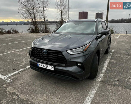 Серый Тойота Хайлендер, объемом двигателя 2.49 л и пробегом 145 тыс. км за 43000 $, фото 1 на Automoto.ua