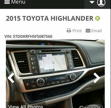 Синій Тойота Хайлендер, об'ємом двигуна 3.46 л та пробігом 235 тис. км за 23500 $, фото 23 на Automoto.ua