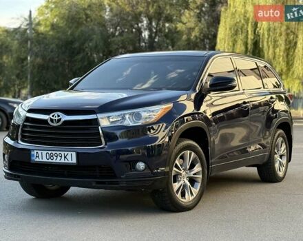 Синий Тойота Хайлендер, объемом двигателя 3.55 л и пробегом 117 тыс. км за 19000 $, фото 1 на Automoto.ua