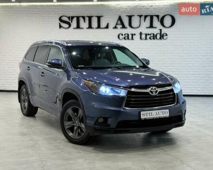 Синий Тойота Хайлендер, объемом двигателя 3.46 л и пробегом 77 тыс. км за 26000 $, фото 1 на Automoto.ua