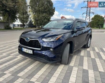 Синий Тойота Хайлендер, объемом двигателя 2.49 л и пробегом 63 тыс. км за 44500 $, фото 1 на Automoto.ua