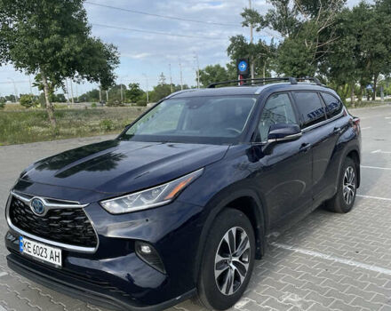 Тойота Хайлендер 2021 в Одессе на Automoto.ua Синий Тойота Хайлендер, объемом двигателя 2.49 л и пробегом 35 тыс. км за 45300 $, фото 4 на Automoto.ua