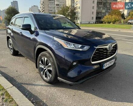 Синий Тойота Хайлендер, объемом двигателя 2.49 л и пробегом 62 тыс. км за 50700 $, фото 1 на Automoto.ua