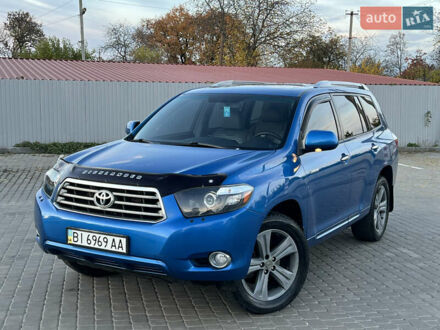 Тойота Хайлендер 2008 в Кременчуге на Automoto.ua Синий Тойота Хайлендер, объемом двигателя 3.5 л и пробегом 196 тыс. км за 13000 $, фото 1 на Automoto.ua
