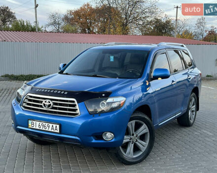 Тойота Хайлендер 2008 в Кременчуге на Automoto.ua Синий Тойота Хайлендер, объемом двигателя 3.5 л и пробегом 196 тыс. км за 13000 $, фото 1 на Automoto.ua