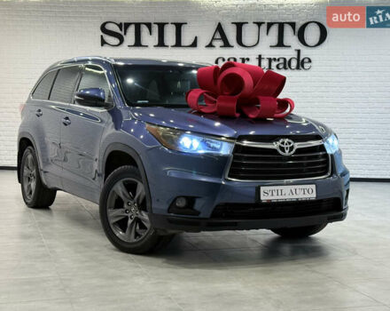 Синий Тойота Хайлендер, объемом двигателя 3.46 л и пробегом 77 тыс. км за 26000 $, фото 1 на Automoto.ua