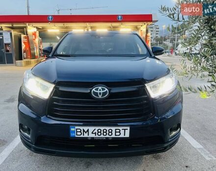 Тойота Хайлендер 2016 в Киеве на Automoto.ua Синий Тойота Хайлендер, объемом двигателя 3.55 л и пробегом 187 тыс. км за 24000 $, фото 1 на Automoto.ua