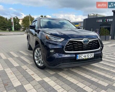 Синий Тойота Хайлендер, объемом двигателя 2.49 л и пробегом 63 тыс. км за 44500 $, фото 1 на Automoto.ua