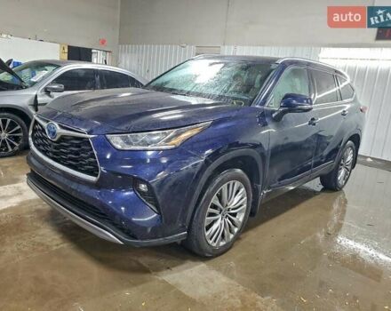 Синий Тойота Хайлендер, объемом двигателя 2.49 л и пробегом 62 тыс. км за 15600 $, фото 1 на Automoto.ua
